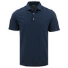 Cutter & Buck Men's Liberty Navy Advantage Refresh Epic Confidence Recycled Tri-Blend Pique Polo