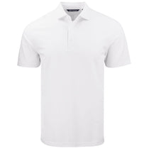 Cutter & Buck Men's White Advantage Refresh Epic Confidence Recycled Tri-Blend Pique Polo