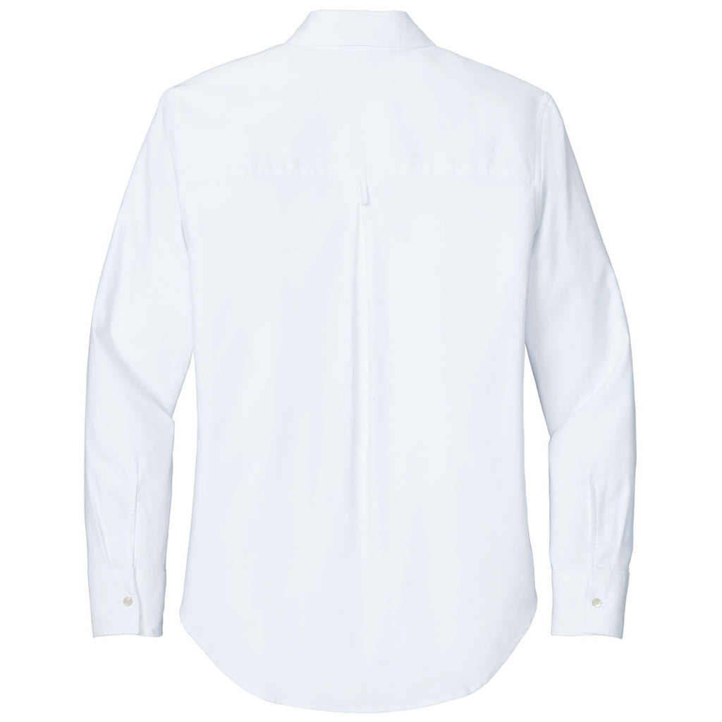Mercer+Mettle Women's White Long Sleeve Modern Oxford Shirt
