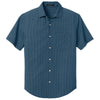 Mercer+Mettle Men's Night Navy Dash Print Short Sleeve UV Capital Tech Shirt