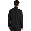 Mercer+Mettle Men's Deep Black Linear Texture 1/4-Zip