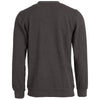 Clique Unisex Anthracite Melange Stockholm Crewneck Sweatshirt