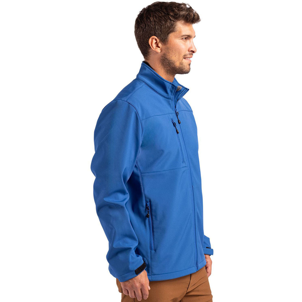 Clique Men's Royal Blue Tempest Waterproof Full Zip Softshell Jacket