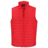 Clique Men's Red Elevation Eco Full Zip Puffer Vest
