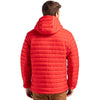 Clique Men's Red Valhalla Full Zip Puffer Jacket