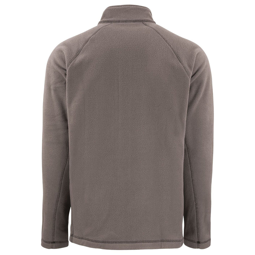 Clique Men's Pure Slate Powder Fleece Full Zip Jacket