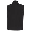 Clique Men's Black/Pure Slate Tempo Stretch Full Zip Softshell Vest