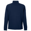 North End Men's Classic Navy Rhythm Waffle Quarter-Zip Pullover