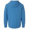 North End Men's Light Nautical Blue Heather Spirit Textured Hooded Pullover