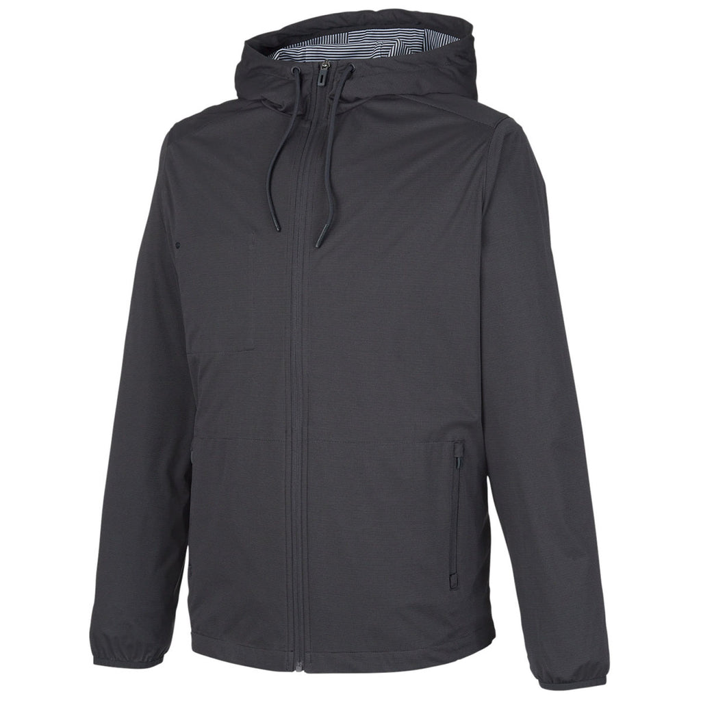 North End Men's Carbon Heather Network Lightweight Jacket