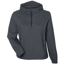 North End Women's Carbon/Black Aura Lightweight Packable Anorak