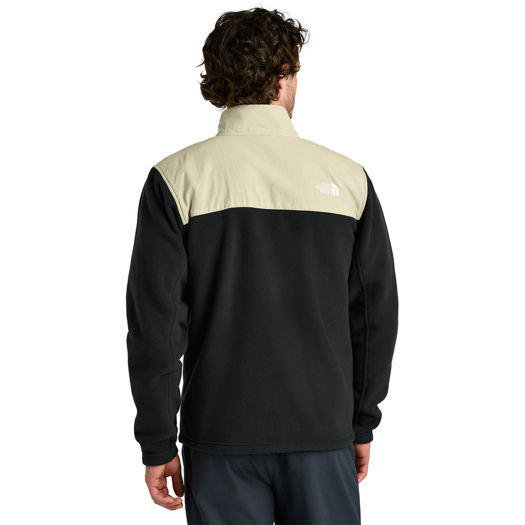 The North Face Men's TNF Black/ Gravel Highest Peak Full-Zip Fleece Jacket