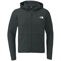 The North Face Men's Asphalt Grey Double-Knit Full-Zip Hoodie