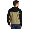 The North Face Men's Khaki Stone/ TNF Black Double-Knit Full-Zip Hoodie