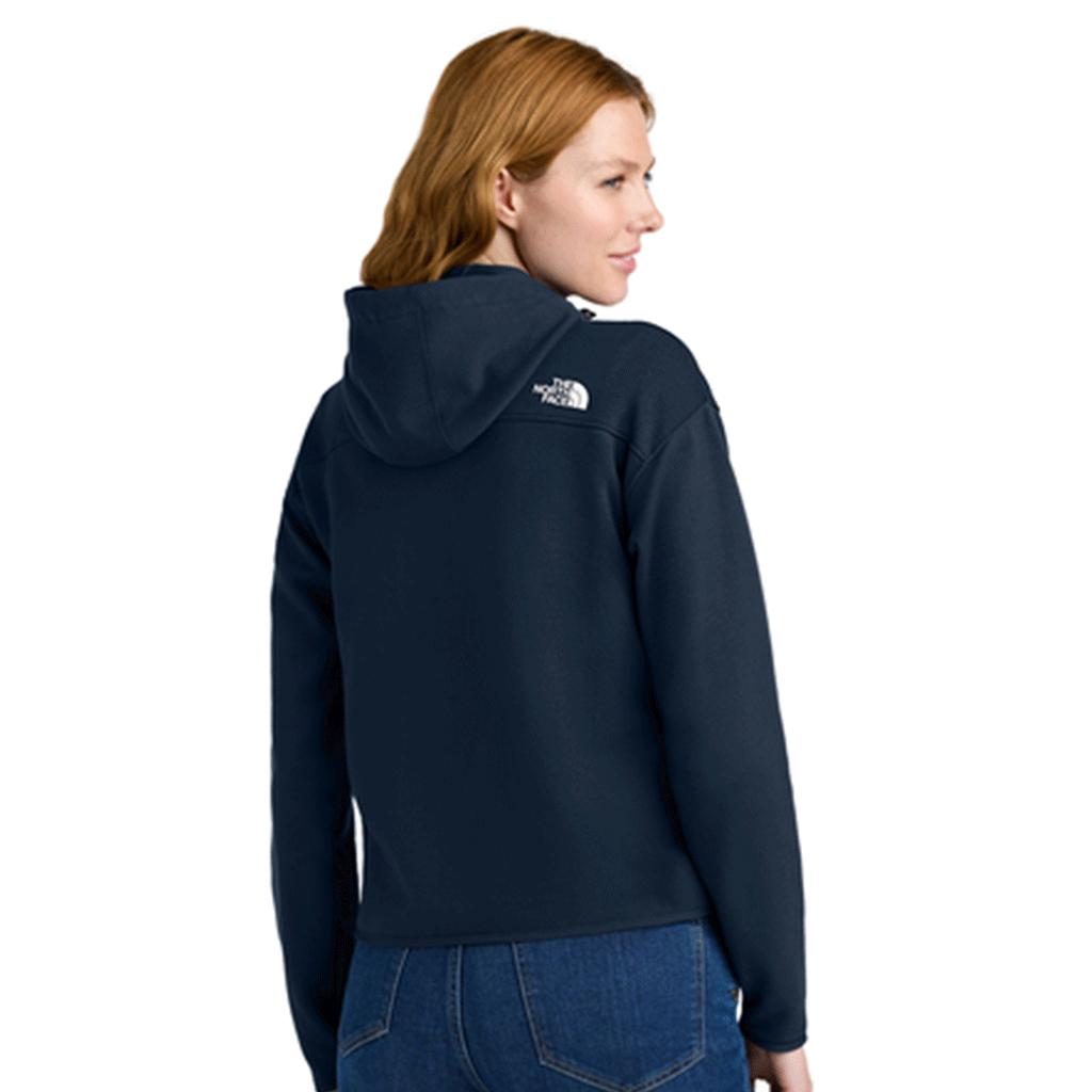 The North Face Women's Summit Navy Double-Knit Full Zip Hoodie