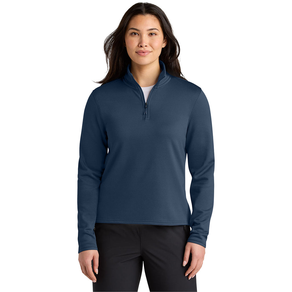 The North Face Women's Summit Navy Aim 1/4-Zip Fleece