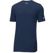 Nike Men's College Navy Dri-FIT Cotton/Poly Tee