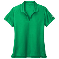 Nike Women's Lucid Green Dri-FIT Micro Pique 2.0 Polo