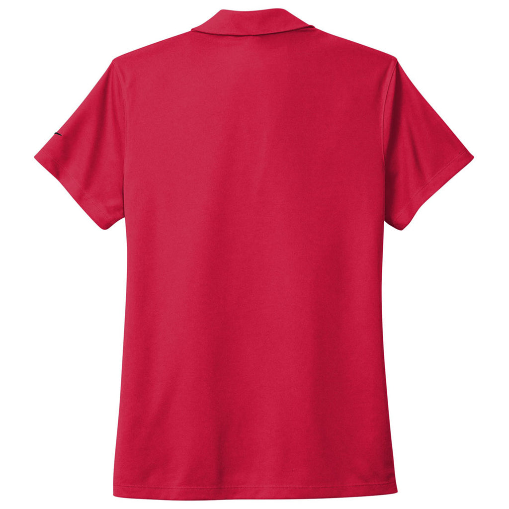 Nike Women's University Red Dri-FIT Micro Pique 2.0 Polo