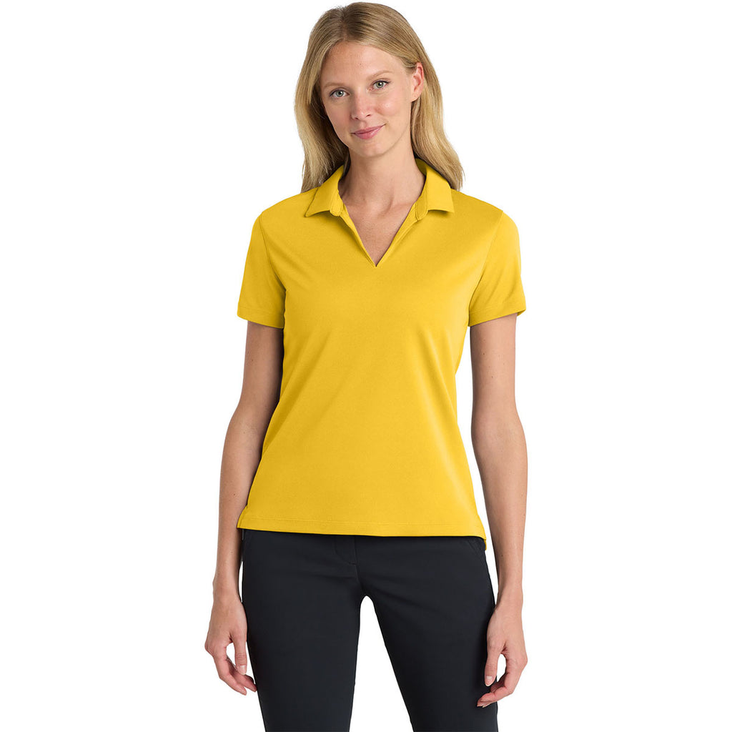 Nike Women's Varsity Maize Dri-FIT Micro Pique 2.0 Polo