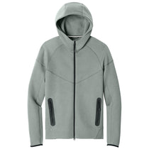 Nike Men's Dark Grey Heather Tech Fleece Full-Zip Hoodie