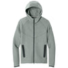 Nike Men's Dark Grey Heather Tech Fleece Full-Zip Hoodie