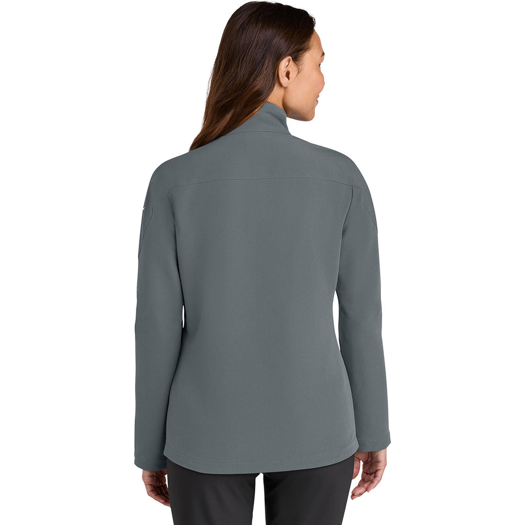 Nike Women's Dark Grey Full-Zip Soft Shell Jacket