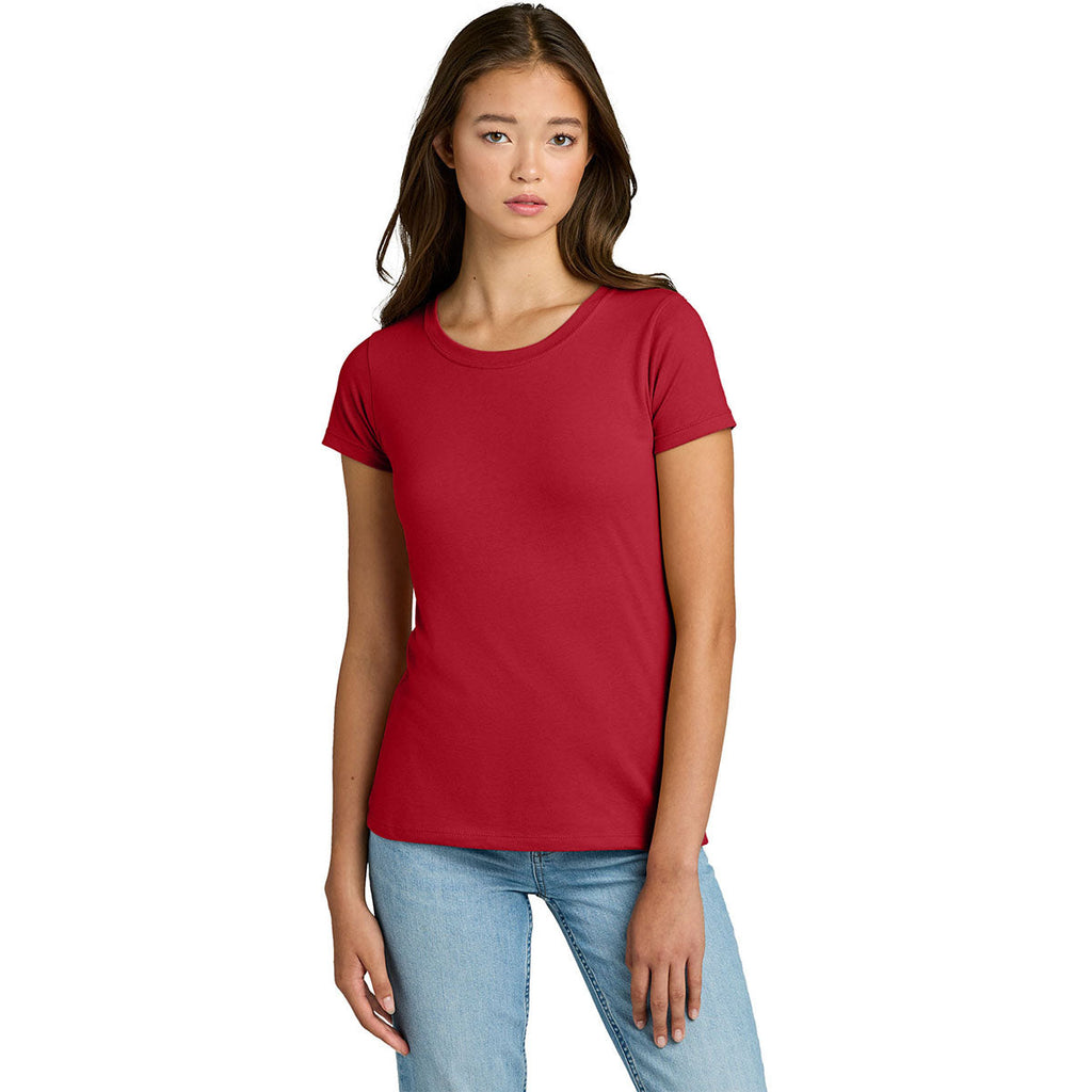 Next Level Women's Red Ideal Tee