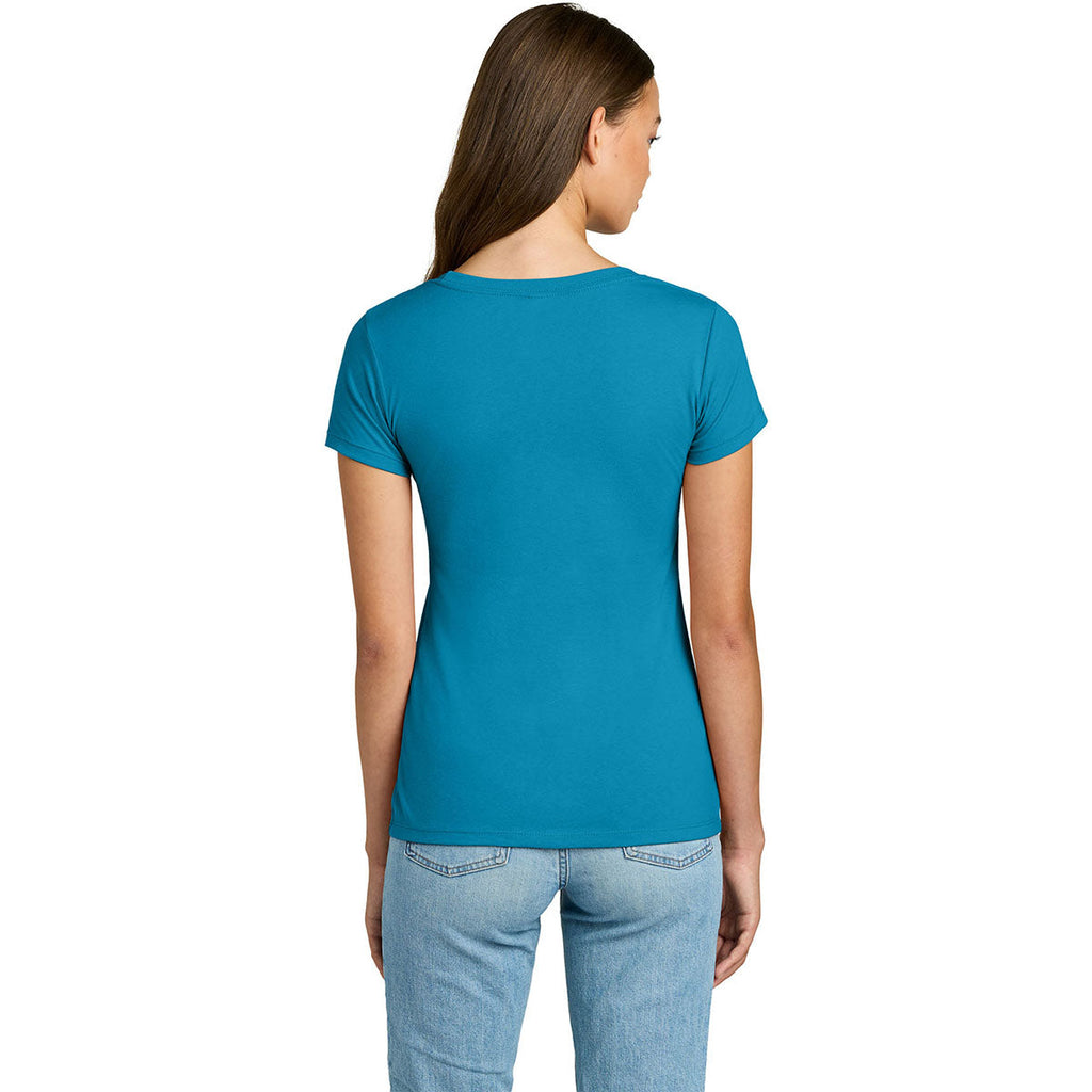 Next Level Women's Turquoise Ideal Tee