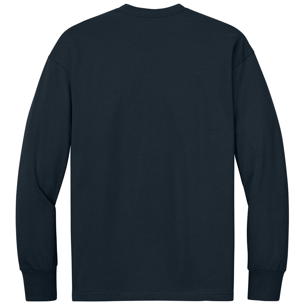 Next Level Men's Midnight Navy Heavyweight Long Sleeve Tee