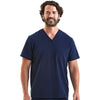 Onna Men's Navy Limitless V-Neck Stretch Scrub Top