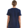 Onna Women's Navy Invisible V-Neck Stretch Scrub Top