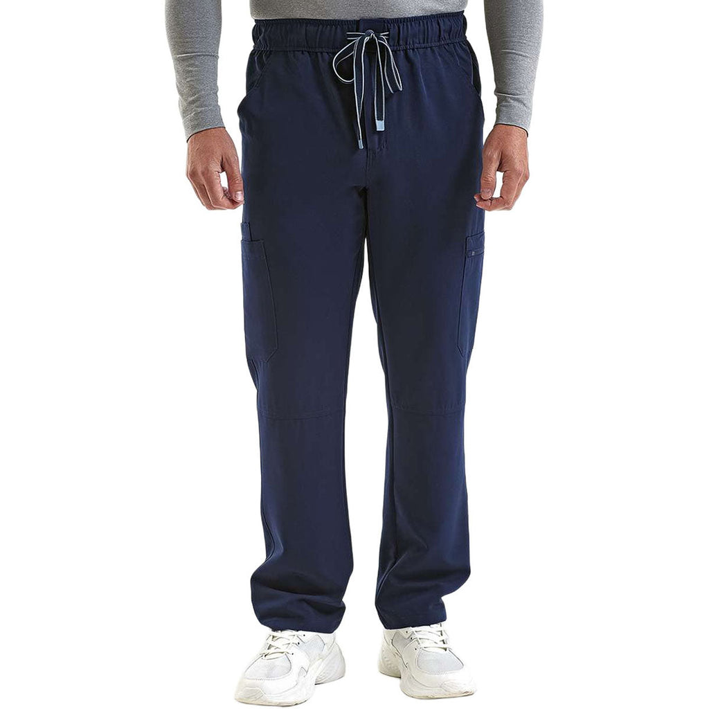 Onna Men's Navy Relentless Stretch Cargo Scrub Pants