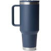 YETI Navy Rambler 40 oz Travel Straw Mug with Color-Matched Straw Lid