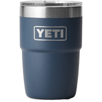 YETI Navy Rambler 8 oz Stackable Cup with Durasip Ceramic Lining