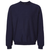 Hanes Unisex Athletic Navy Beefy Sweats Premium Heavyweight Crewneck Sweatshirt