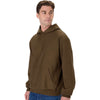 Hanes Unisex Army Brown Beefy Sweats Premium Heavyweight Hooded Sweatshirt