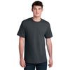 Port & Company Men's Dark Heather Grey Core Blend Recycled Tee