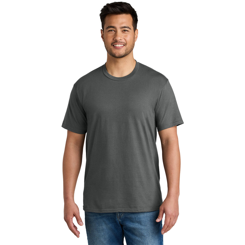 Port & Company Unisex Charcoal CVC Tee