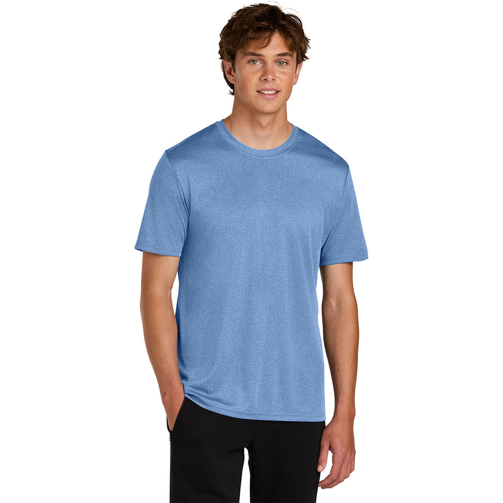 Port & Company Men's Carolina Blue Heather Heather Performance Tee