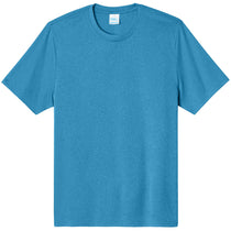 Port & Company Men's Turquoise Heather Heather Performance Tee
