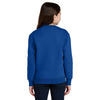Port & Company Youth True Royal Core Fleece Crewneck Pocket Sweatshirt
