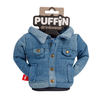 Puffin Drinkwear Light Blue Denim Can Cooler