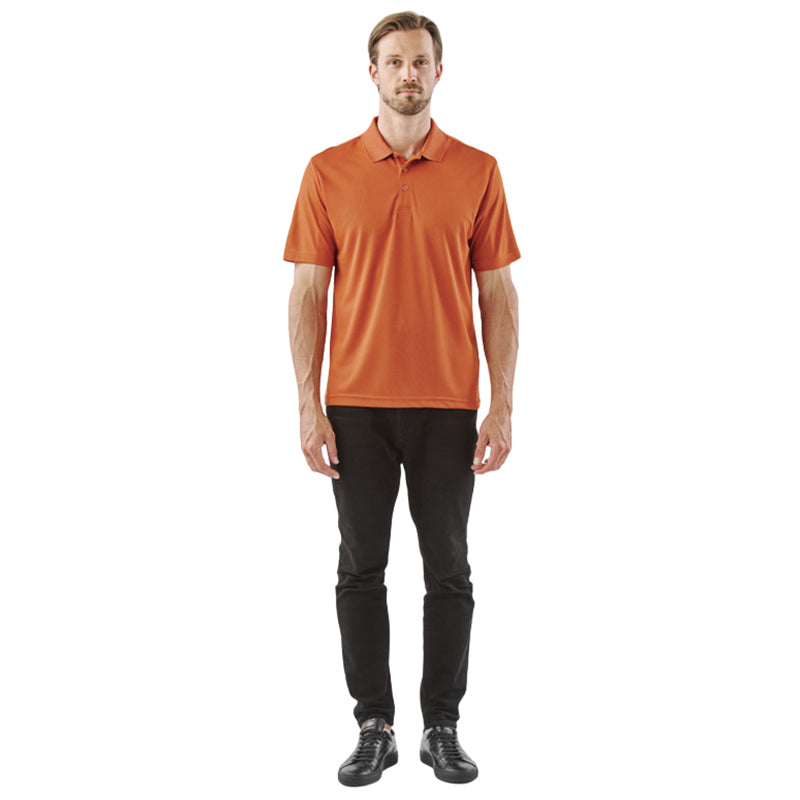 Stormtech Men's Rust Eclipse H2X-Dry Pique Polo