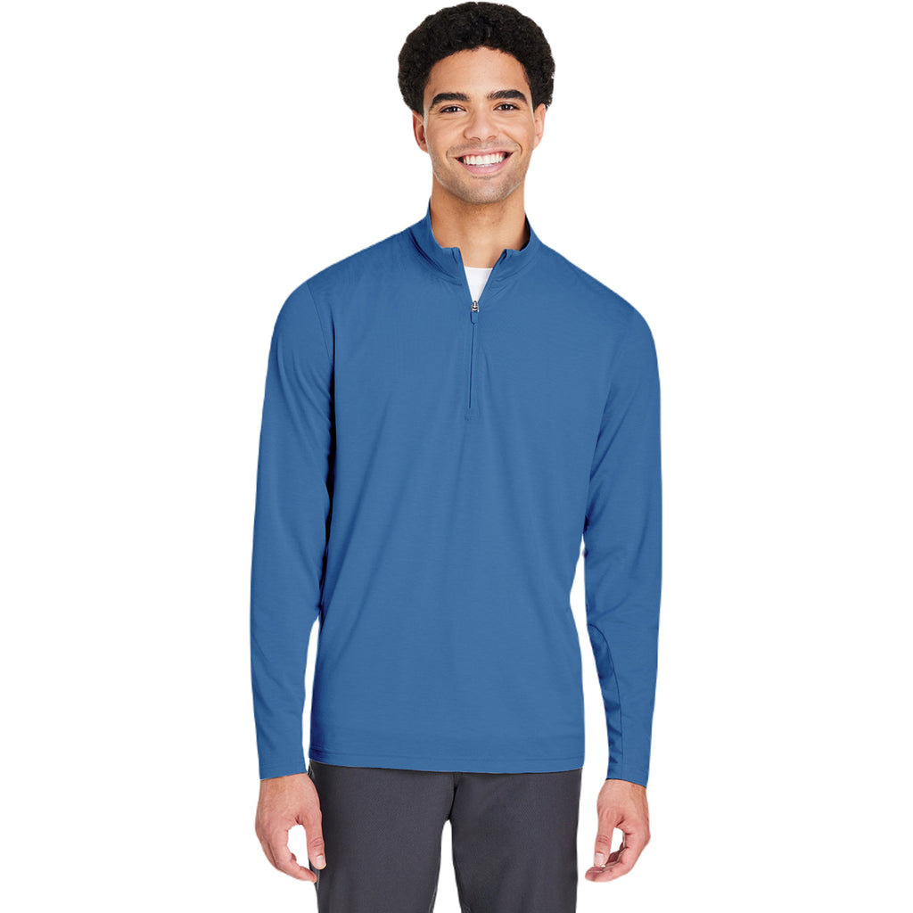 Puma Golf Men's Lake Blue Bandon Quarter-Zip