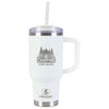 Pelican Porter White 30 oz. Recycled Double Wall Stainless Steel Travel Tumbler