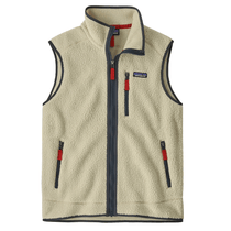 Patagonia Men's Pelican w/Smolder Blue Retro Pile Vest