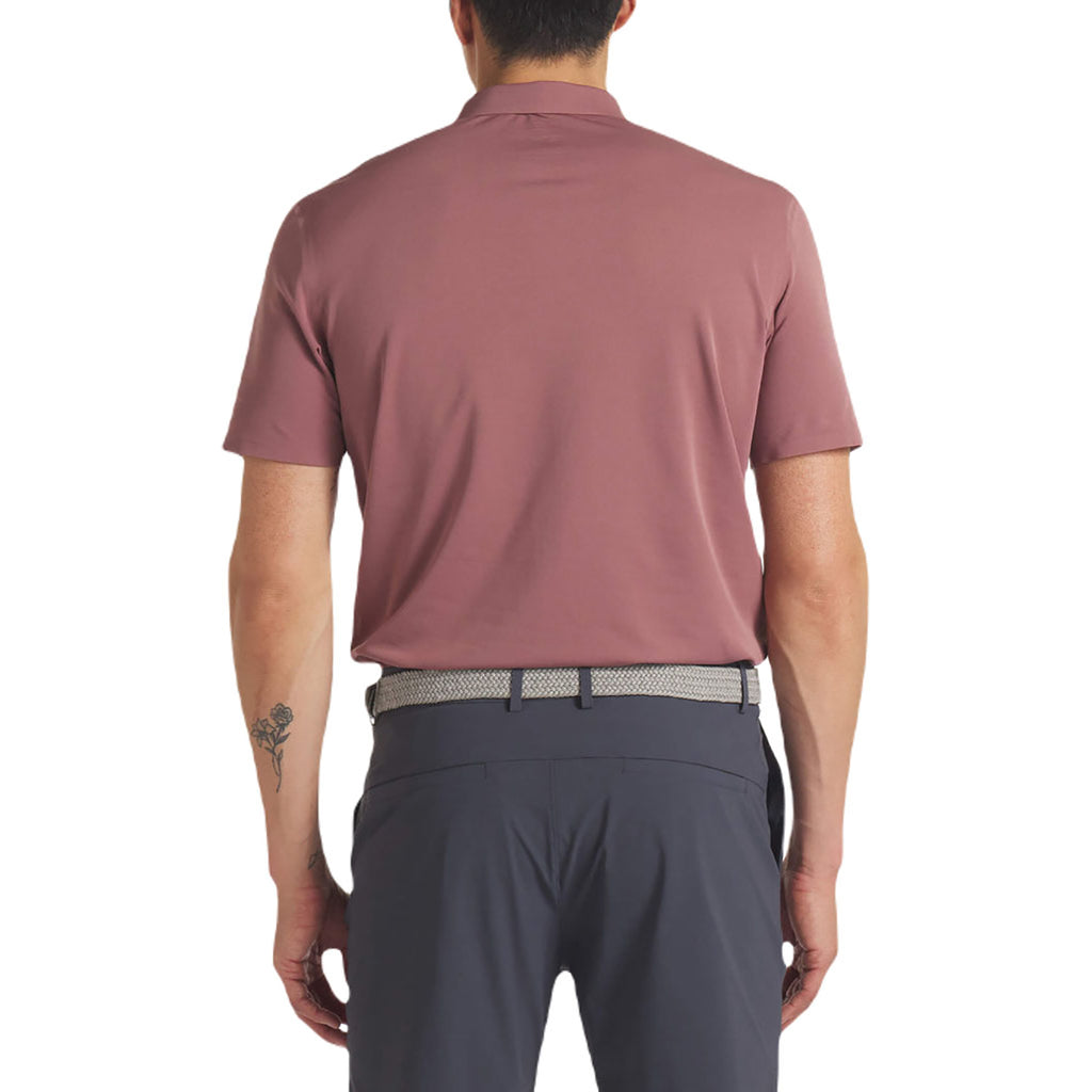 UNRL Men's Matte Rosewood Legend Polo