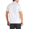 UNRL Men's White-Grey Precision Polo