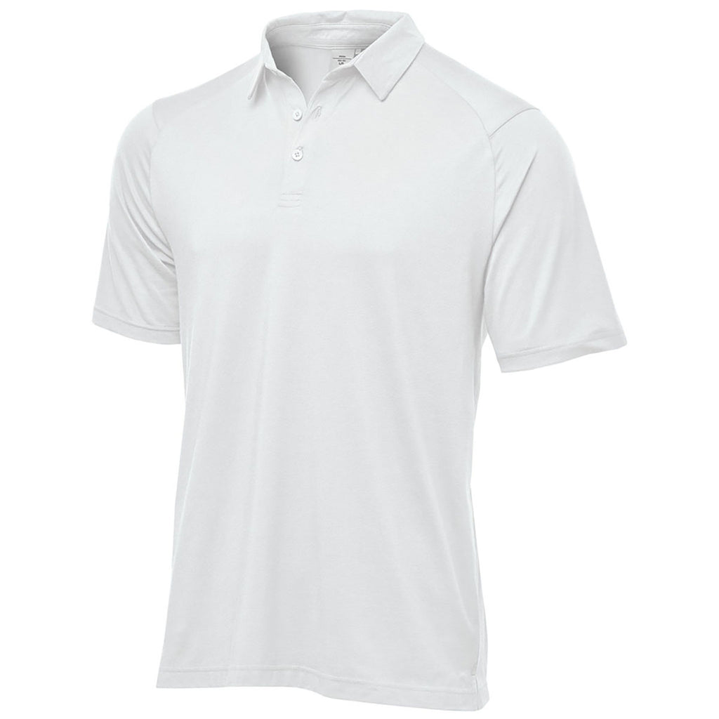 Stormtech Men's White Oasis Short Sleeve Polo